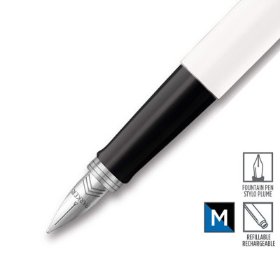 Ручка пір&#039;яна Parker JOTTER 17 Original White CT  FP M блистер (15 016)
