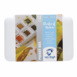 Акварельні фарби Royal Talens Van Gogh Pocket box Shades Of Nature 12 кольорів (8712079422806)