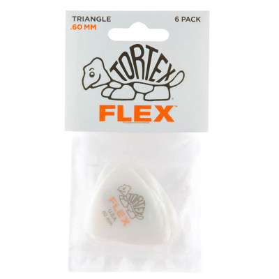 Медіатор Jim Dunlop Tortex Flex Triangle Pick .60mm 6 шт. (456P.60)