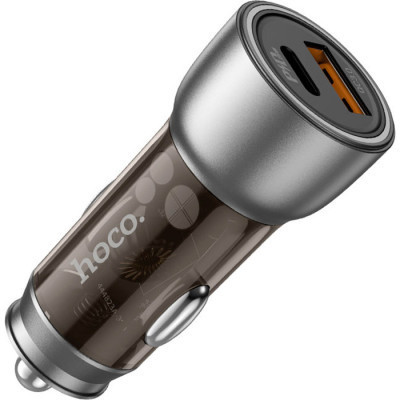 Зарядний пристрій HOCO N28 USB-A/Type-C Brown (6931474782731)