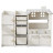 Дитячий стелаж Mealux Master Chef White (KD-E154 White)