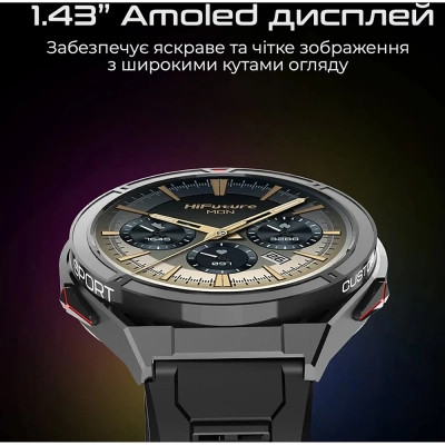 Смарт-годинник HiFuture active black-red (active.black-red)