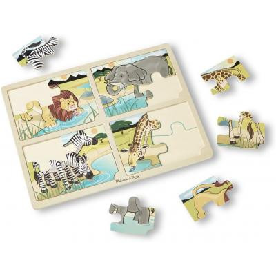 Пазл Melissa&amp;Doug Мега 4 в 1 &quot;Сафарі&quot; (MD9366)