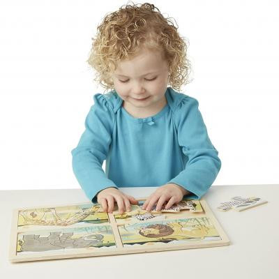 Пазл Melissa&amp;Doug Мега 4 в 1 &quot;Сафарі&quot; (MD9366)