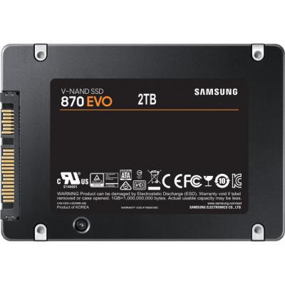 Накопичувач SSD 2.5&quot; 2TB 870 EVO Samsung (MZ-77E2T0BW)