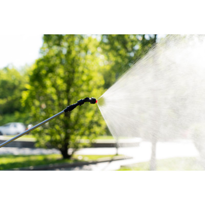 Обприскувач 2E AquaSpray 40LR 40л, 12В, 1х12Ah, 7бар, 2.9л/хв, шланг 15м, на колесах (2E-40LWBS15)