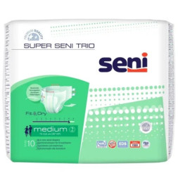 Підгузки для дорослих Seni Super Trio Medium 10 шт (5900516691707)