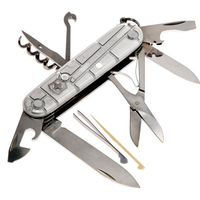 Ніж Victorinox Climber Transparent Silver (1.3703.T7)