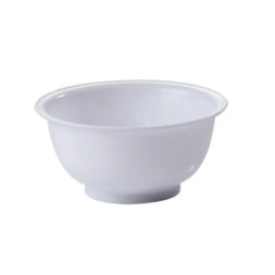 Миска Mobil Plastic PP біла 1,0 л (9/17-BIM)