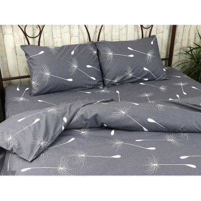 Простирадло Руно бязь Fly Grey 143х215 см (71.114Б_Fly grey)