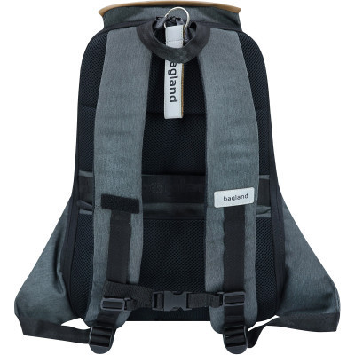 Рюкзак шкільний Bagland Vibe Сірий 21 л (0058769) (987116301)