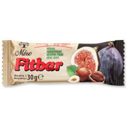 Батончик Misso Fitbar Інжир і фундук 30 г (4820232570296)