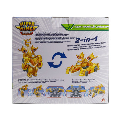 Ігровий набір Super Wings Super Robot Suit Золотий Хлопчик (Golden Boy) (EU770352)