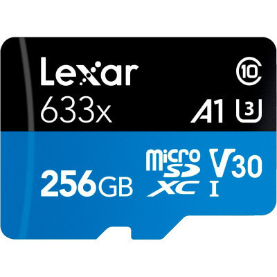 Карта пам&#039;яті Lexar 256GB microSDXC class 10 UHS-I 633x (LSDMI256BB633A)