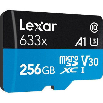 Карта пам&#039;яті Lexar 256GB microSDXC class 10 UHS-I 633x (LSDMI256BB633A)