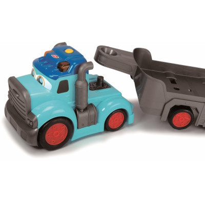 Спецтехніка Dickie Toys Вантажівка АВС &quot;Тедді&quot; зі звук. та світл. ефектами, з причепом та машинкою, 60 см (4119002)