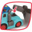 Спецтехніка Dickie Toys Вантажівка АВС &quot;Тедді&quot; зі звук. та світл. ефектами, з причепом та машинкою, 60 см (4119002)