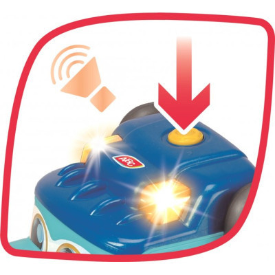 Спецтехніка Dickie Toys Вантажівка АВС &quot;Тедді&quot; зі звук. та світл. ефектами, з причепом та машинкою, 60 см (4119002)