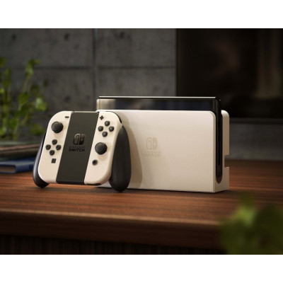 Ігрова консоль Nintendo Switch OLED (біла) (45496883386)