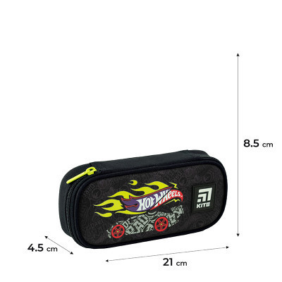Пенал Kite 662-2 Hot Wheels (HW24-662-2)