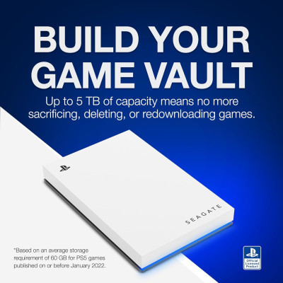 Зовнішній жорсткий диск 2.5&quot; 5TB Game Drive for PlayStation 5 Seagate (STLV5000200)