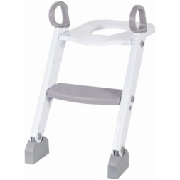 Накладка на унітаз FreeON з драбинкою White-Grey (42325)