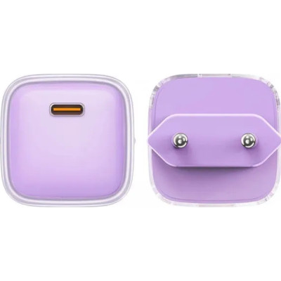 Зарядний пристрій Acefast 1xUSB-C 30W Gan A53 Fast Charger alfalfa purple (6974316282365)