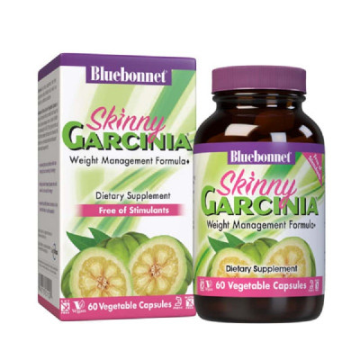 Трави Bluebonnet Nutrition Гарцинія, Формула управління вагою, Skinny Garcinia, 60 веге (BLB1102)