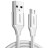 Дата кабель USB 2.0 AM to Micro 5P 1.0m US290 Aluminum Braid White Ugreen (60151)