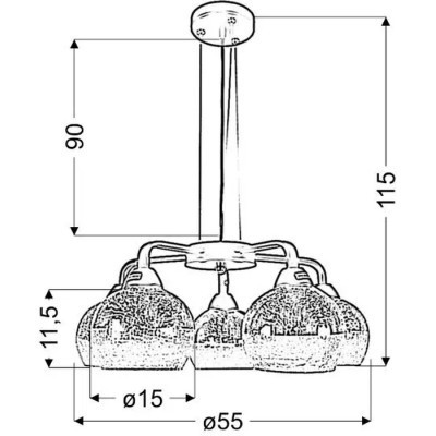 Люстра Candellux CROMINA (35-57266)