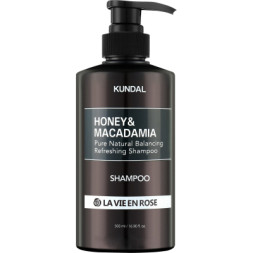Шампунь Kundal Honey &amp; Macadamia Nature Shampoo La Vie En Rose 500 мл (8809693251711)