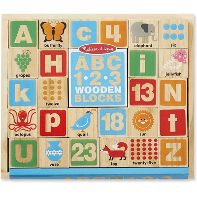 Кубики Melissa&amp;Doug Цифри / Букви (MD2253)