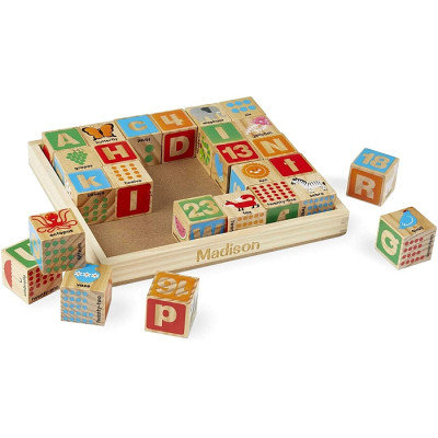 Кубики Melissa&amp;Doug Цифри / Букви (MD2253)