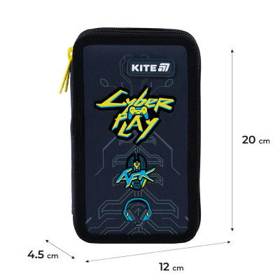Пенал Kite 623 Cyber, 2 відділення (K25-623-4)