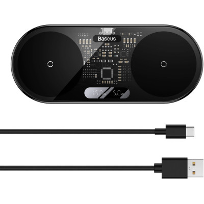 Зарядний пристрій Baseus 20W Digital LED Display (WXSX010101)