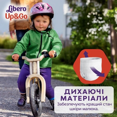 Підгузки Libero Up&amp;Go Розмір 8 (19-30 кг) 26 шт (7322541743448)