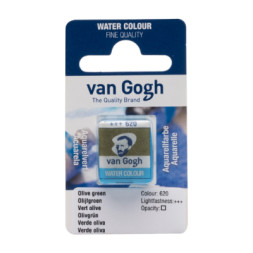 Акварельні фарби Royal Talens Van Gogh (620), Оливковий зелений, кювета (8712079419431)