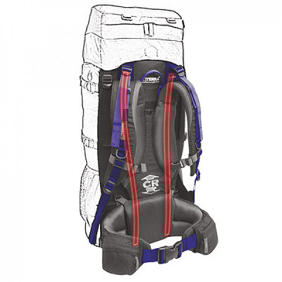 Рюкзак туристичний Terra Incognita Mountain 65 green / gray (4823081500285)