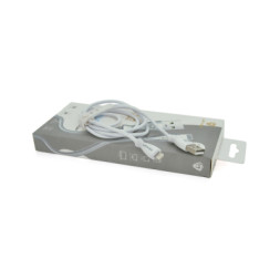 Дата кабель USB 2.0 AM to Lightning 1.0m 2.4A white Voltronic (LC901)