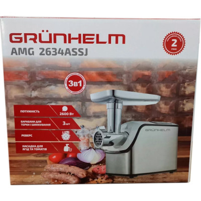 М&#039;ясорубка Grunhelm AMG2634ASSJ