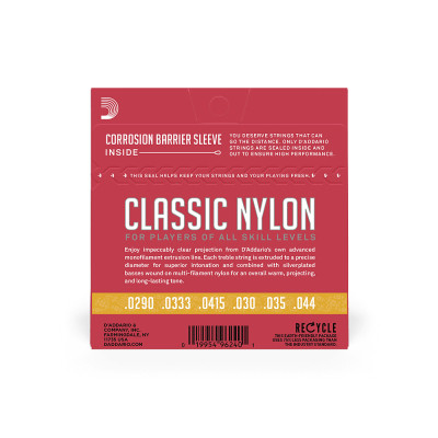 Струни для гітари D&#039;Addario Student Classics Normal Tension 3/4 (EJ27N 3/4)