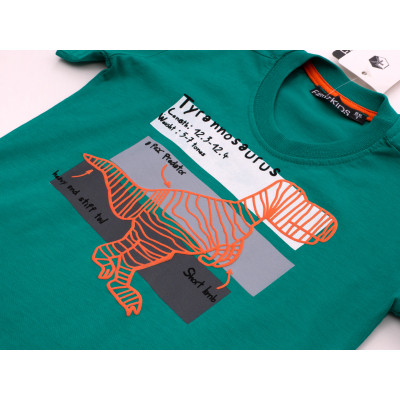 Футболка дитяча Blueland з динозавром (3023-86B-green)