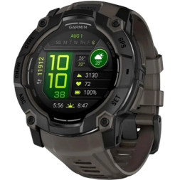Смарт-годинник Garmin Instinct 3, 50mm, AMOLED, Black Bezel with Charcoal Band, GPS смарт-годинник (010-03020-00)