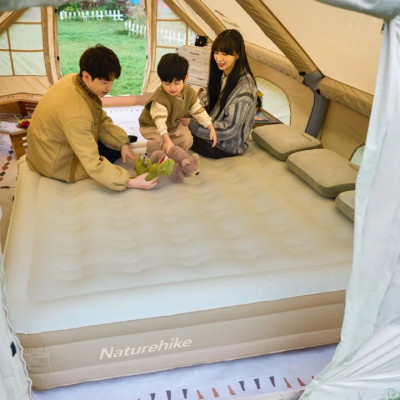 Матрац надувний Naturehike CNH22DZ015 198x99x36 см Beige (6927595713532)