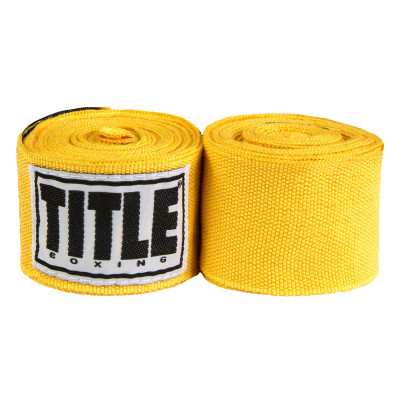 Бинт для спорту Title Boxing Select 180&quot; Semi Elastic Mexican 4.5м Gold (SMHW XL GD)