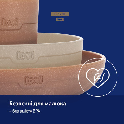Набір дитячого посуду Lovi Granola з кружкою (21/532_bei)
