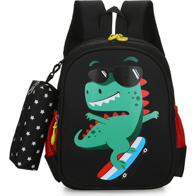 Рюкзак дитячий Evo-kids Small Dino Skate Black (2418-24 Black Dino Skate)