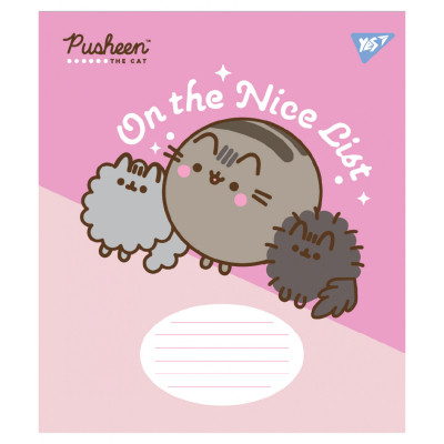 Зошит Yes Pusheen The Cat А5 12 аркушів лінія (767613)