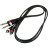 Інсертний кабель RockCable Patch Cable - 2 x RCA to 2 x TS Jack (1.5m) (RCL 20932 D4)