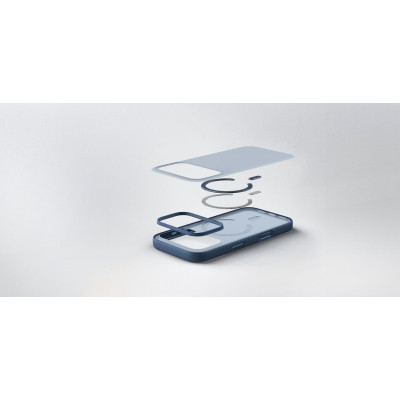 Чохол до мобільного телефона Belkin Magnetic Protective Grip iPhone 17 Pro Navy (MSA035HQNY)